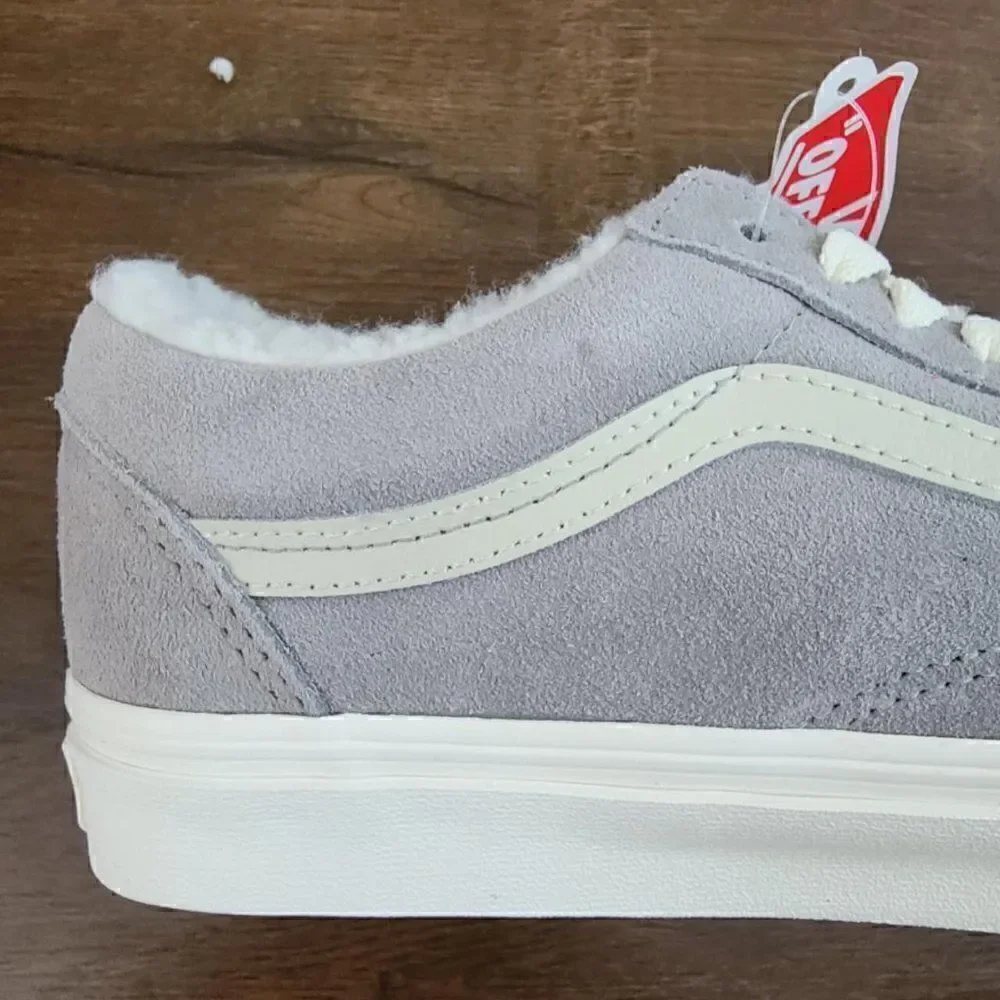 vans old skool cozy hug drizzle/mashmal women size 8.5